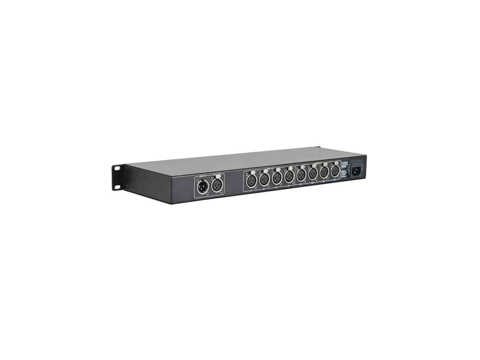 1进8路信号放大器（带RDM）  DMX-8